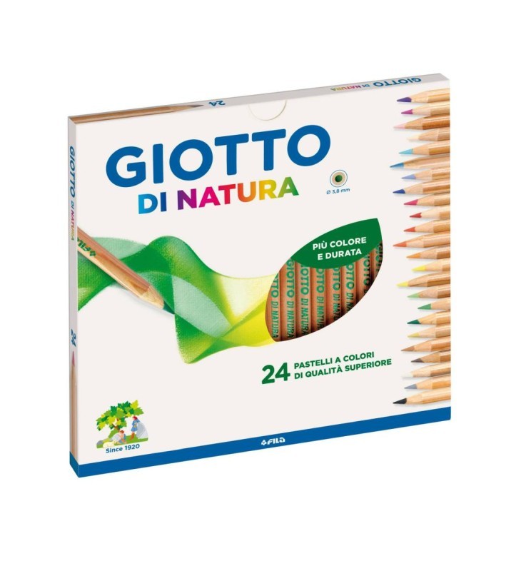 PASTELLI DI NATURA DA 24 GIOTTO    GIOTTO DI NATURA