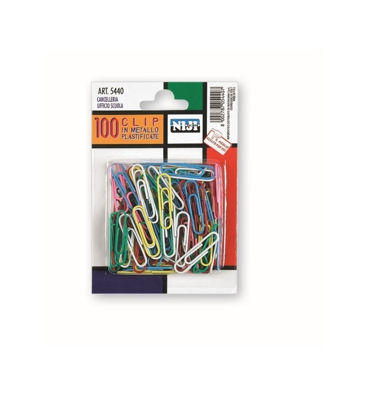 FERMAGLI PLASTIFICATI PZ.100 5440  BLISTER