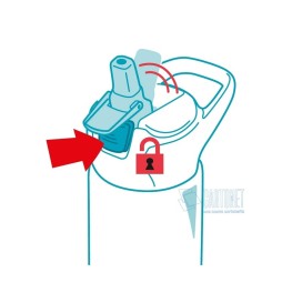 BORRACCIA ACCIAIO INOX 430 ML ROSA MAPED