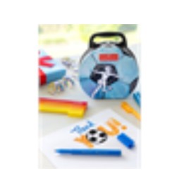 Pennarelli Connector 33pz CALCIO   scatola in metallo