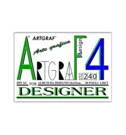 BLOCCO FA4 24X33 LISCIO ARTGRAF    ALBUM ARTGRAF