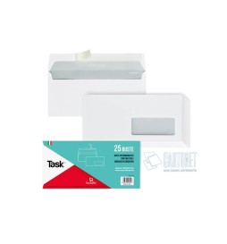 BUSTA BIANCA 11x23 C/Fin 25pz TQ   BUSTE BIANCHE strip