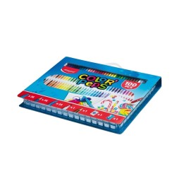 SCATOLA COLORI 100PZ COLOR'PEPS     PASTELLI + PENNARELLI + ACCESSORI