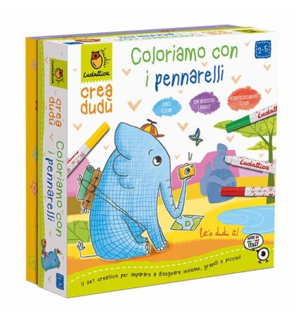 CREA DUDU - COLORIAMO CON I PENNARELLI