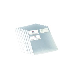 BUSTE FORATE A4 8 POSTI PZ.10      BUSTE FORATE PER BIGLIETTI VISITA