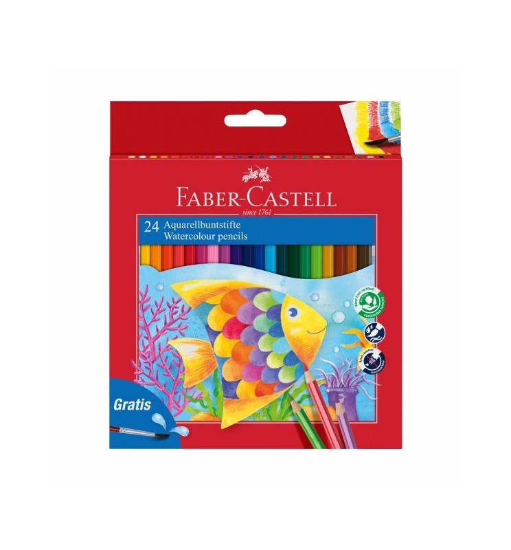 Pastelli acquerellabili da 24 faber