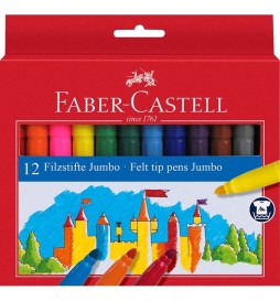 Pennarelli JUMBO da 12 Faber