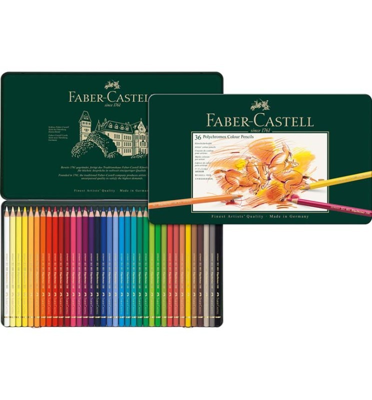 Polychromos da 36 ast.metallo