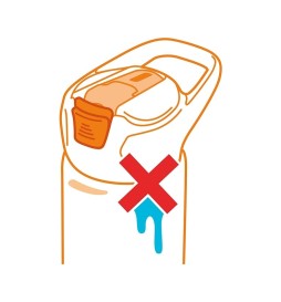 BORRACCIA 430 ML ACCIAIO INOX BLU  MAPED