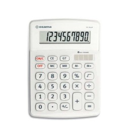CALCOLATRICE OS502 OSAMA 10 CIFRE  BIG DISPLAY BIANCA