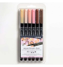 LYRA AQUA BRUSH DUO SKIN SET PZ.6