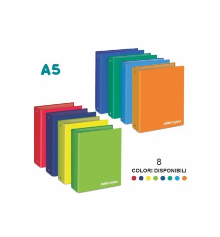 RACCOGLITORE A5 4 ANELLI CXU COLORX