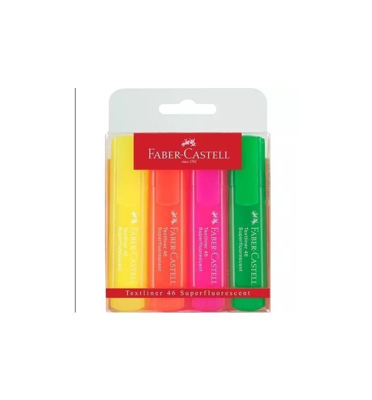 EVIDENZIATORE SUPER FLUO 1546 4pz F EVIDENZIATORE SUPER FLUO 1546 4pz F