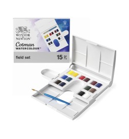 WN COTMAN - SET  COMPACT  14 1/2 GODET, 1 PENNELLO, 1 TAVOLO