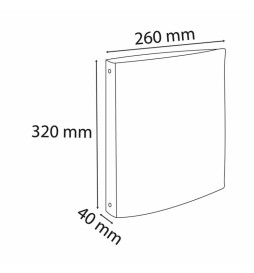 Raccoglitore A4 4an 30mm COLOR EXACOMPTA