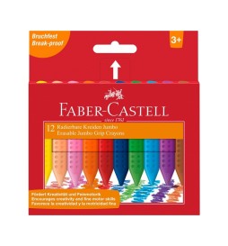 Pastelli a cera Jumbo Grip 12 color