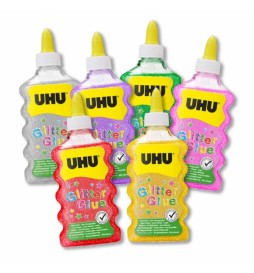 UHU COLLA GLITTER  BOTTLE 177 ml