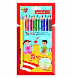 PASTELLI MAXI TRIO THICK A 12 STABILO