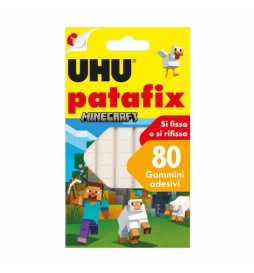 PATAFIX 80 GOMMINI UHU MINECRAFT