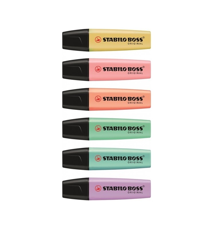 EVIDENZIATORE STABILO BOSS PASTEL EVIDENZIATORE STABILO BOSS PASTEL