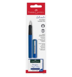 Stilo scolastica blu+6 cartucce