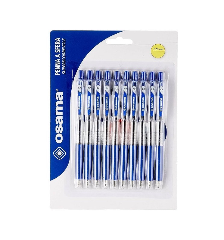 PENNA OBG SCATTO 10pz BLU OSAMA
