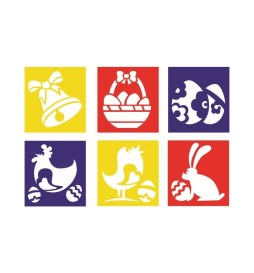 STENCIL 14X14 PASQUA PZ.6