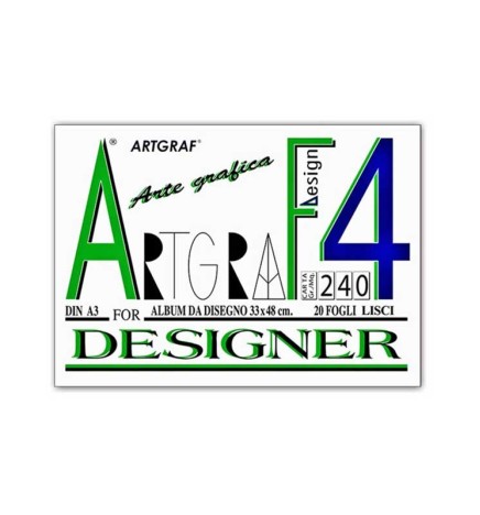 BLOCCO FA4 33X48 LISCIO ARTGRAF    ALBUM ARTGRAF