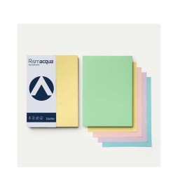 CARTA COLORATA TENUE A4 90G 100F    ASSORTITA RISMACQUA FAVINI