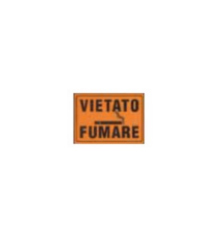 CARTELLO VIETATO FUMARE F.25 17X24