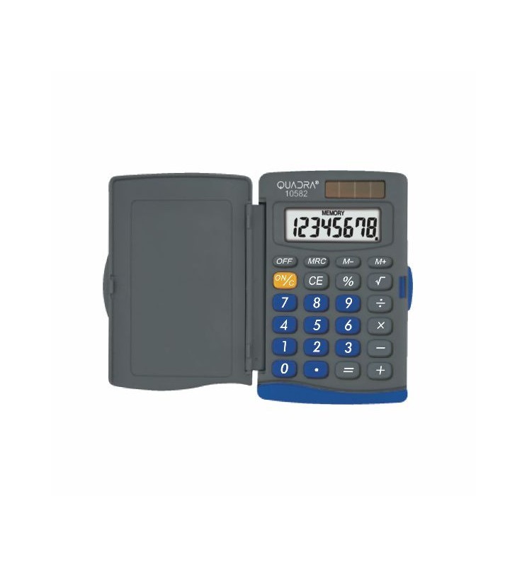 CALCOLATRICE TASCABILE 8C 10582 TQ CON SPORTELLO QUADRA