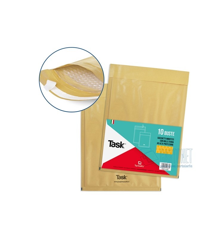 BUSTA TEXBOL B 12x21 C.711 10pz TQ BUSTE IMBOTTITE