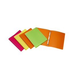 RACCOGLITORE 4 ANELLI A4 D.16 PPL  FLUO TASK TOP QUALITY TQ 2057