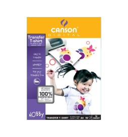 T-SHIRT TRANSFERT BIANCO A4 10F     CANSON