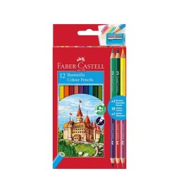 Pastelli Red Range 12+3 colori     Faber-Castell 12 colori + 6 colori