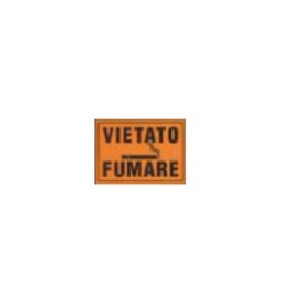 CARTELLO VIETATO FUMARE F.25 17X24