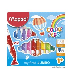 PENNARELLI MAXI COLOR'PEPS 12      PENNARELLI MAPED