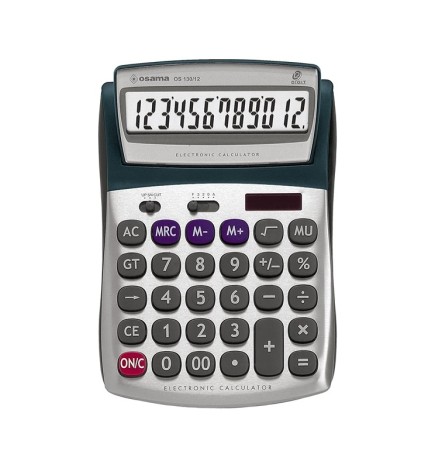 CALCOLATRICE OS130 OSAMA 12C       DISPLAY ORIENTABILE