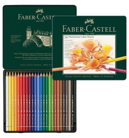 Polychromos da 24 ast.metallo