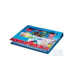 SCATOLA COLORI 100PZ COLOR'PEPS     PASTELLI + PENNARELLI + ACCESSORI