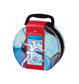 Pennarelli Connector 33pz CALCIO   scatola in metallo