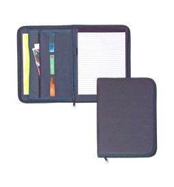 PORTABLOCCO A4 C/CERNIERA TESSUTO