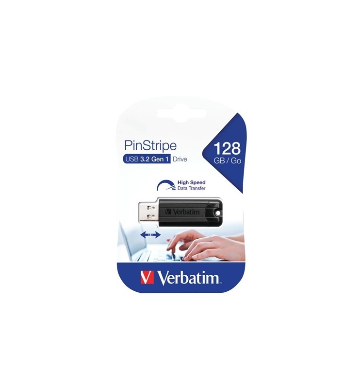 PEN DRIVE 128GB Verbatim 3.2 Pin-Stripe