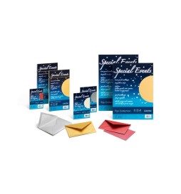 BIGLIETTI E BUSTE METALLIZATE 17X17 5+5PZ MONOCOLORE  FAVINI