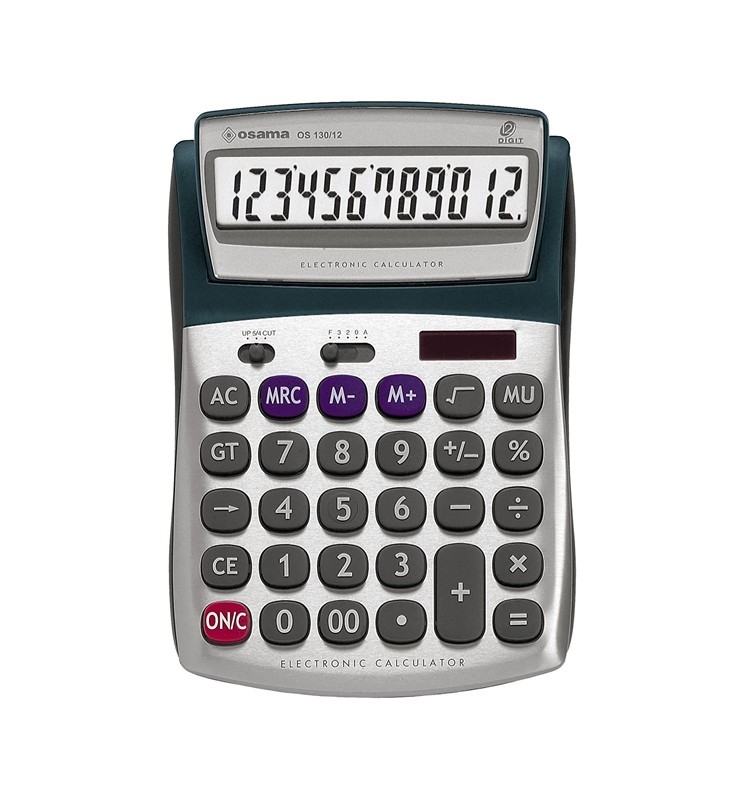CALCOLATRICE OS130 OSAMA 12C       DISPLAY ORIENTABILE