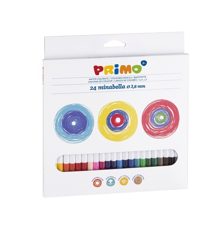PASTELLI MINABELLA 24 colori PRIMO