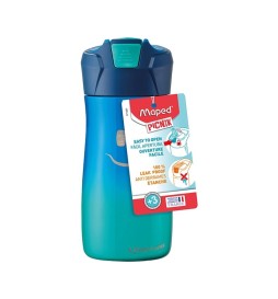 BORRACCIA 430 ML ACCIAIO INOX BLU  MAPED