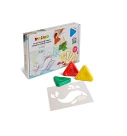 TRIANGOLI DI CERA SCATOLA 8 COLORI PRIMO