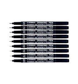 Penna a china BLU SNOWMAN