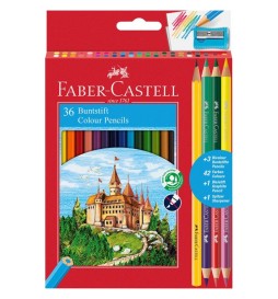 Pastelli Red Range 36+3 colori     Faber-Castell 36 colori  + 6 colori